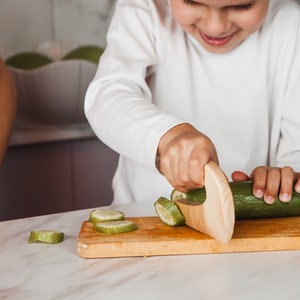 Cortador de frutas para niños, juego de simulación, picador para niños pequeños, cocina de juego, juguetes educativos, picador para niños pequeños, cortador de verduras imagen 7