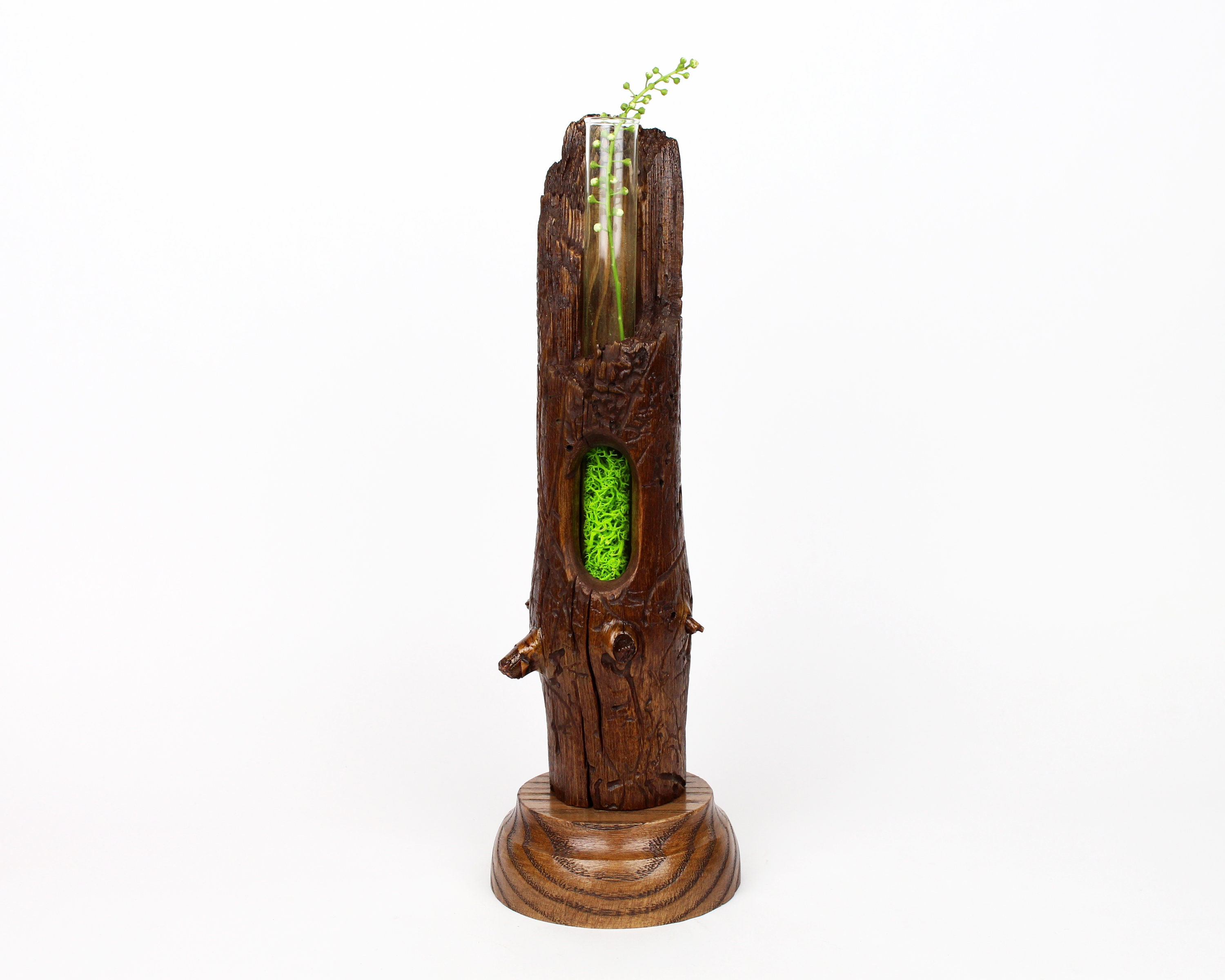 Live edge vase Wood vase Slab vase Handmade wooden vase Rustic Etsy