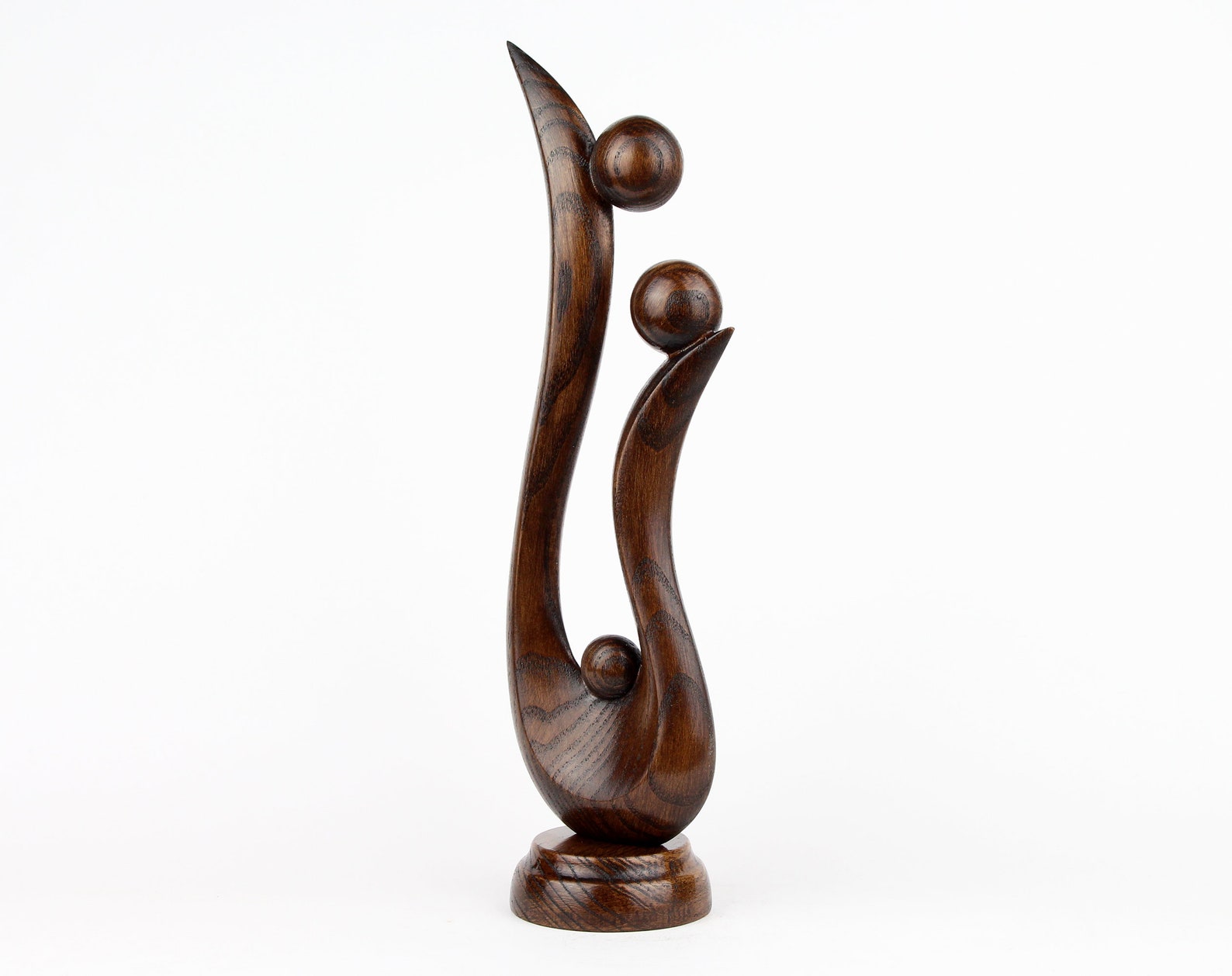 Abstract Art Abstracr Sculpture Wood CArving Modern Statue Etsy