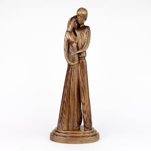 Statuetka kobiety w ciąży, prezent dla pary oczekującej na narodziny dziecka, prezent dla przyszłej mamy, prezent dla przyszłej mamy, prezent na baby shower, prezent dla pierwszego dziecka, figurka kobiety w ciąży