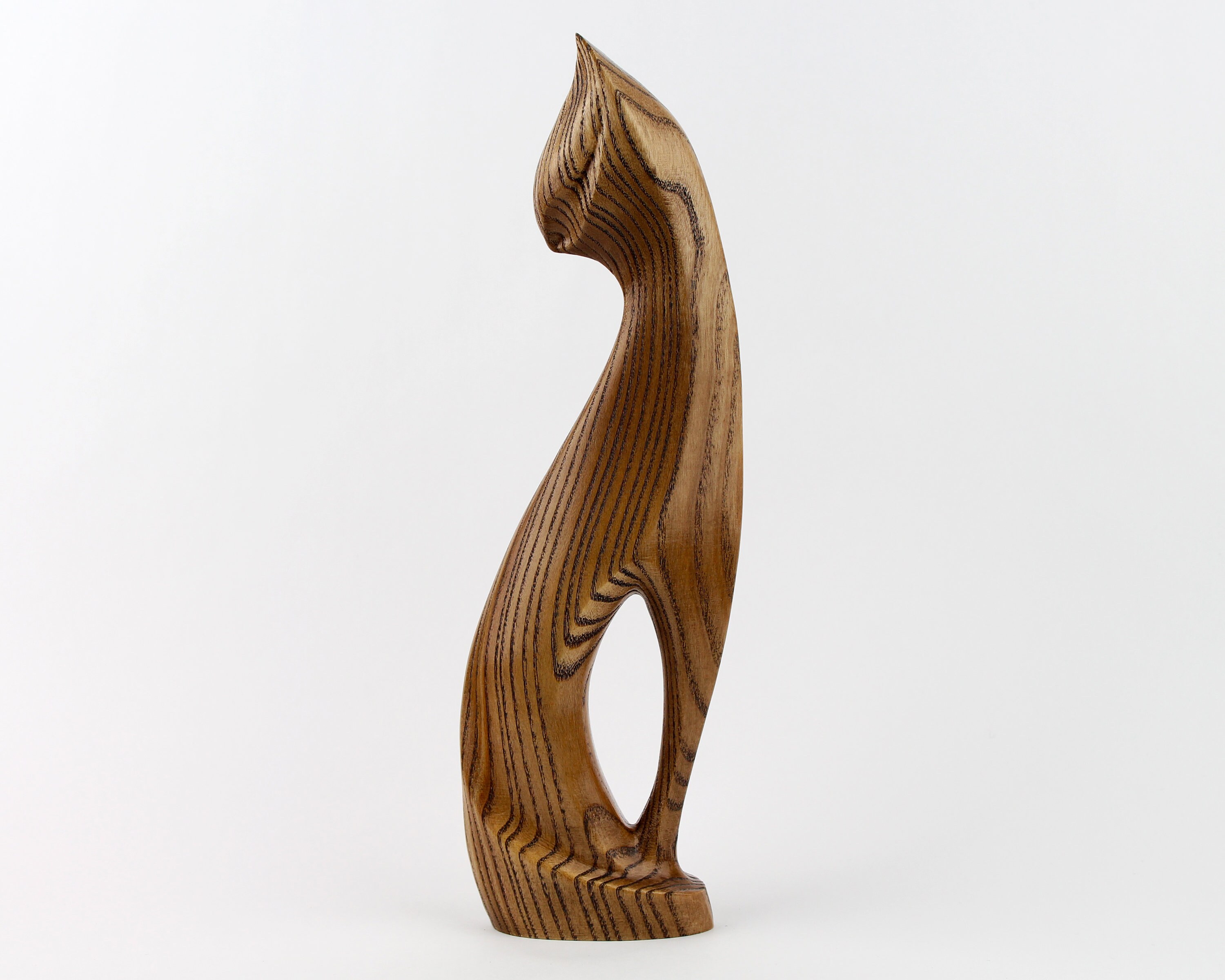 Gift for Pet Lover Wooden Cat Sculpture Personalized Statue Etsy