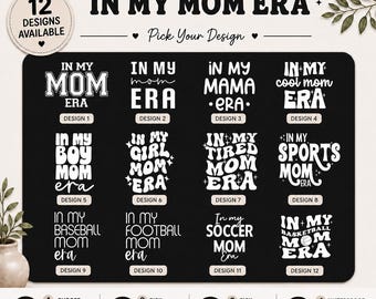 In My Mom Era Car Decal Sticker - Waterproof Vinyl