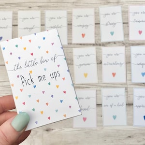 Boîte de dragées. Petite boîte de positivité. Cadeau réconfortant. Boîte sur la santé mentale. Affirmations quotidiennes. Cadeau positif. Coffret cadeau inspirant.