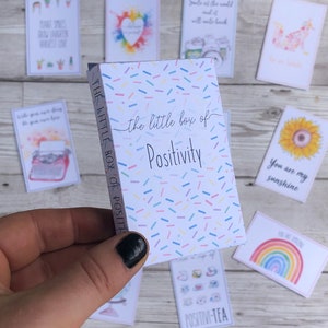 Inspirational positive message cards box set of 12. Positivity cards. The Little box of positivity. Self care box. Positivity gifts. image 5