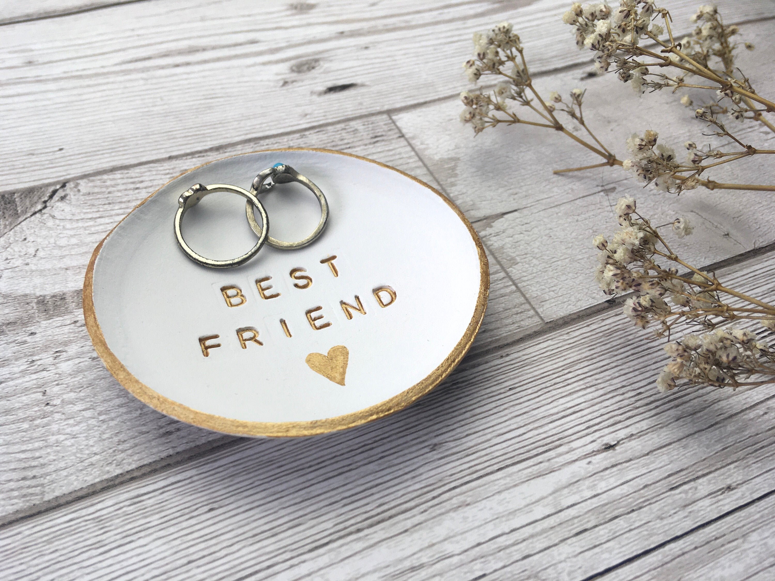 Best Friend Trinket Dish Best Friends Birthday Gift Just Etsy Singapore