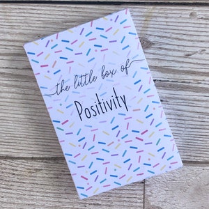 Inspirational positive message cards box set of 12. Positivity cards. The Little box of positivity. Self care box. Positivity gifts. image 2