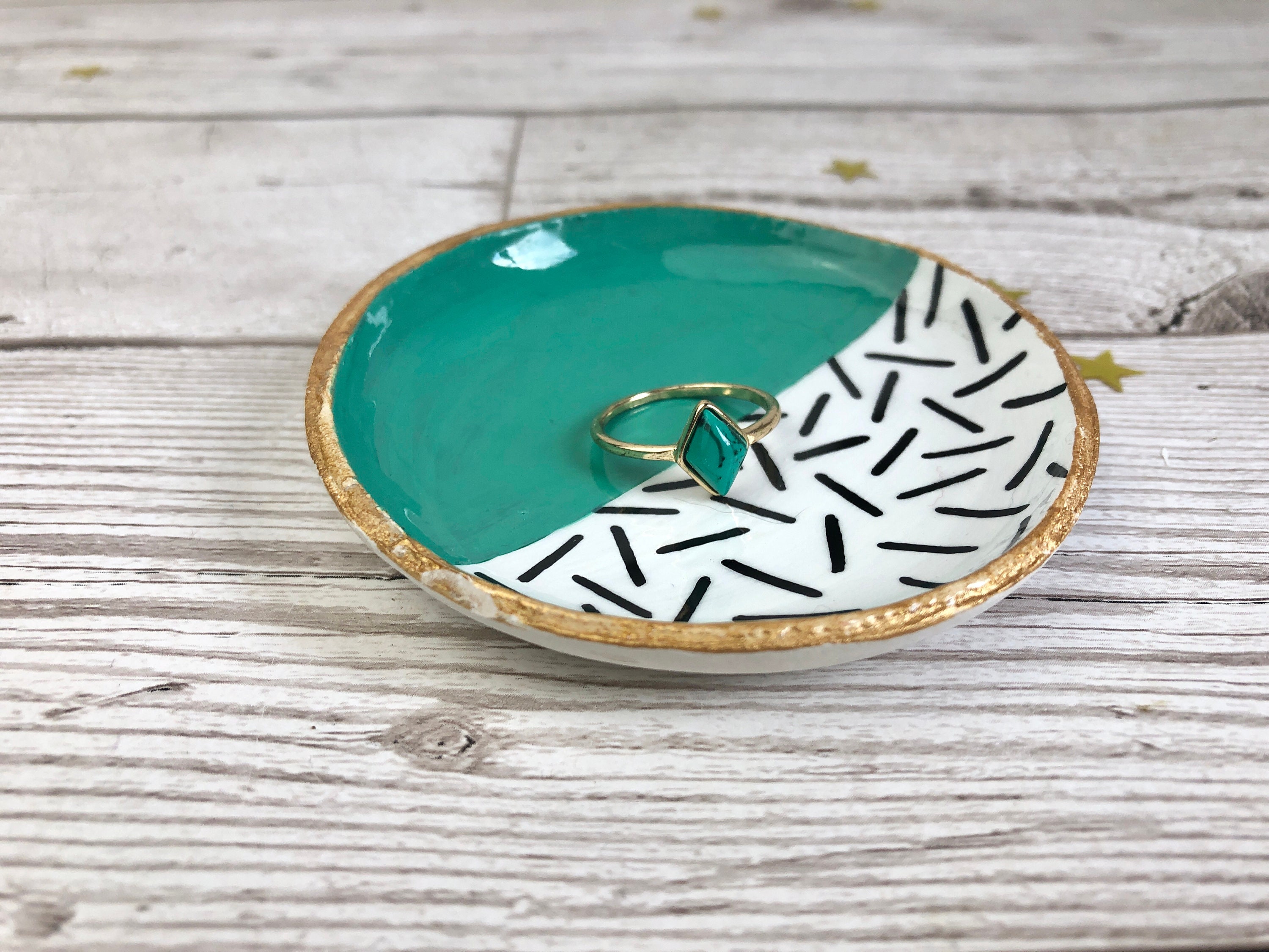Bright Trinket Dishes. Small Gift for Her. Jewellery Storage - Etsy Denmark