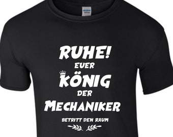König Mechaniker KFZ Auto Schrauber tuning Geschenk