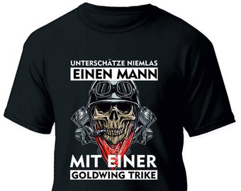 Goldwing Trike T-Shirt Mann Motorrad Biker Motorradbekleidung Zubehör Tuning