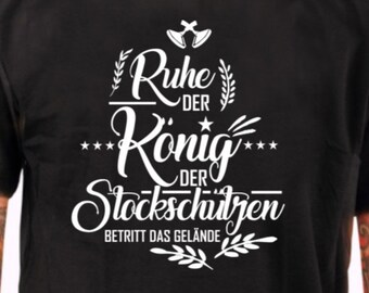 Stockschütze Eisstockschießen T-Shirt