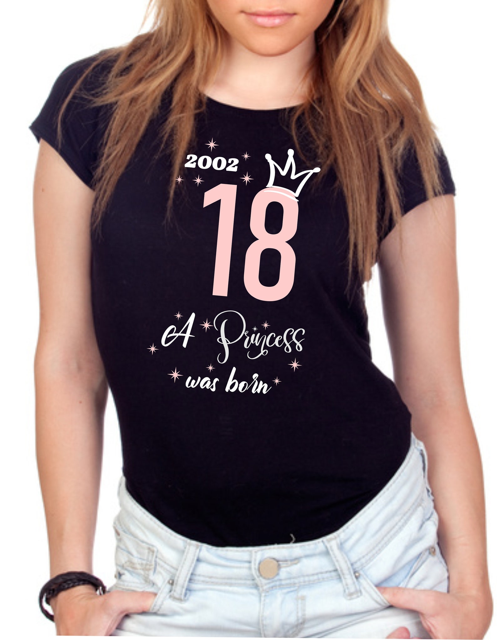 18 Geburtstag Mädchen Princess tailliertes TShirt für Damen Etsy