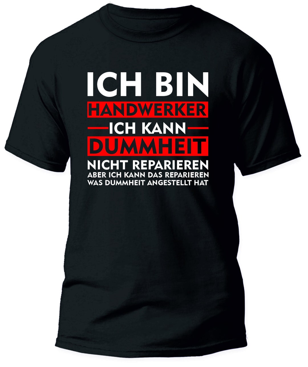 Wenn Ich Groß Bin Will Ich Handwerker Sein Ich bin ein Handwerker T-Shirt | lustiger Spruch Arbeit Geschenk work