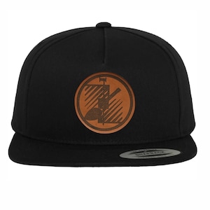 Tiler craftsman hat cap with leather patch