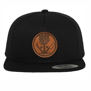 Gardener Landscaper Craftsman Hat Cap with Leather Patch