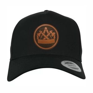 Zimmermann carpenter hat cap with leather patch