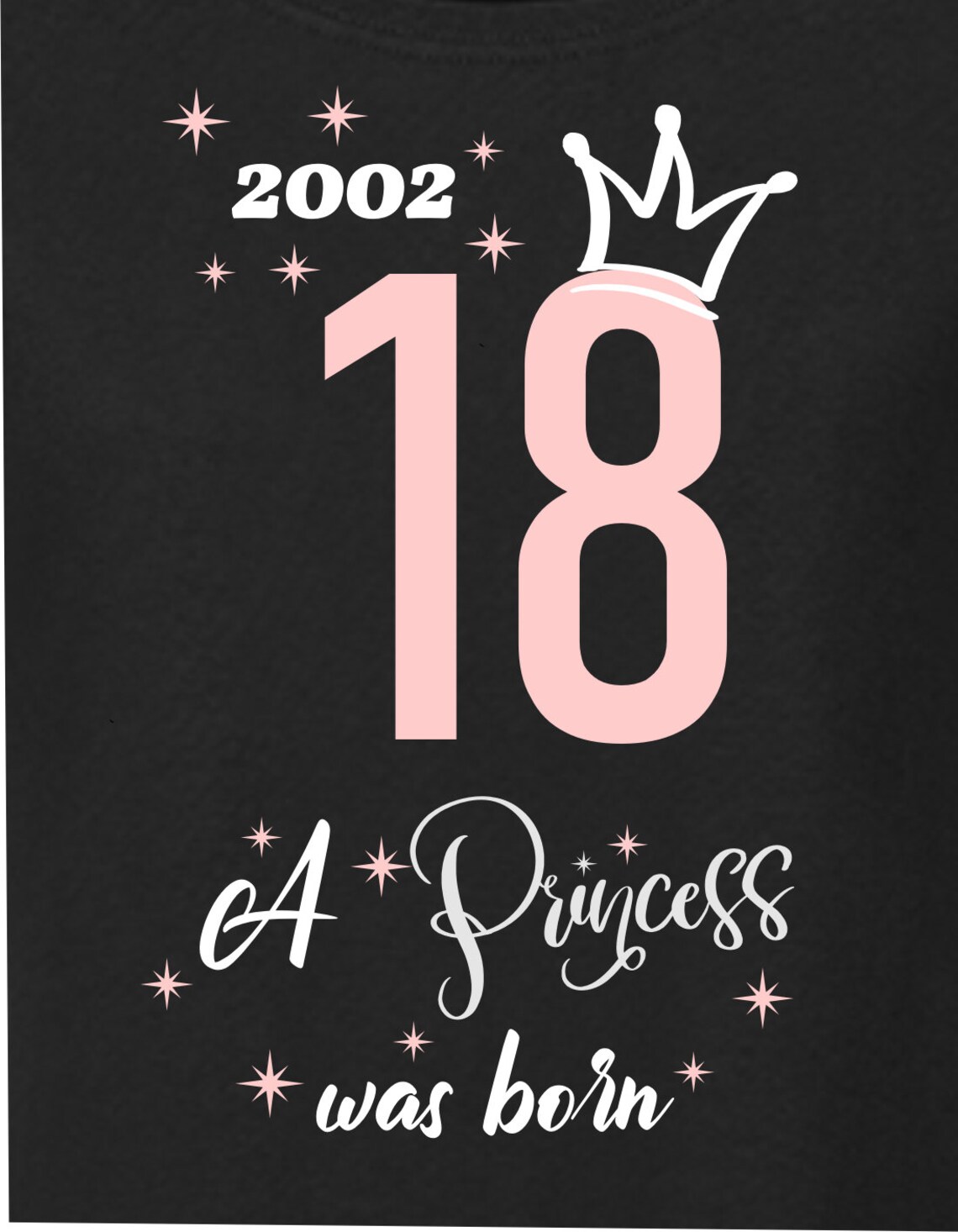 18 Geburtstag Mädchen Princess tailliertes TShirt für Damen Etsy.de