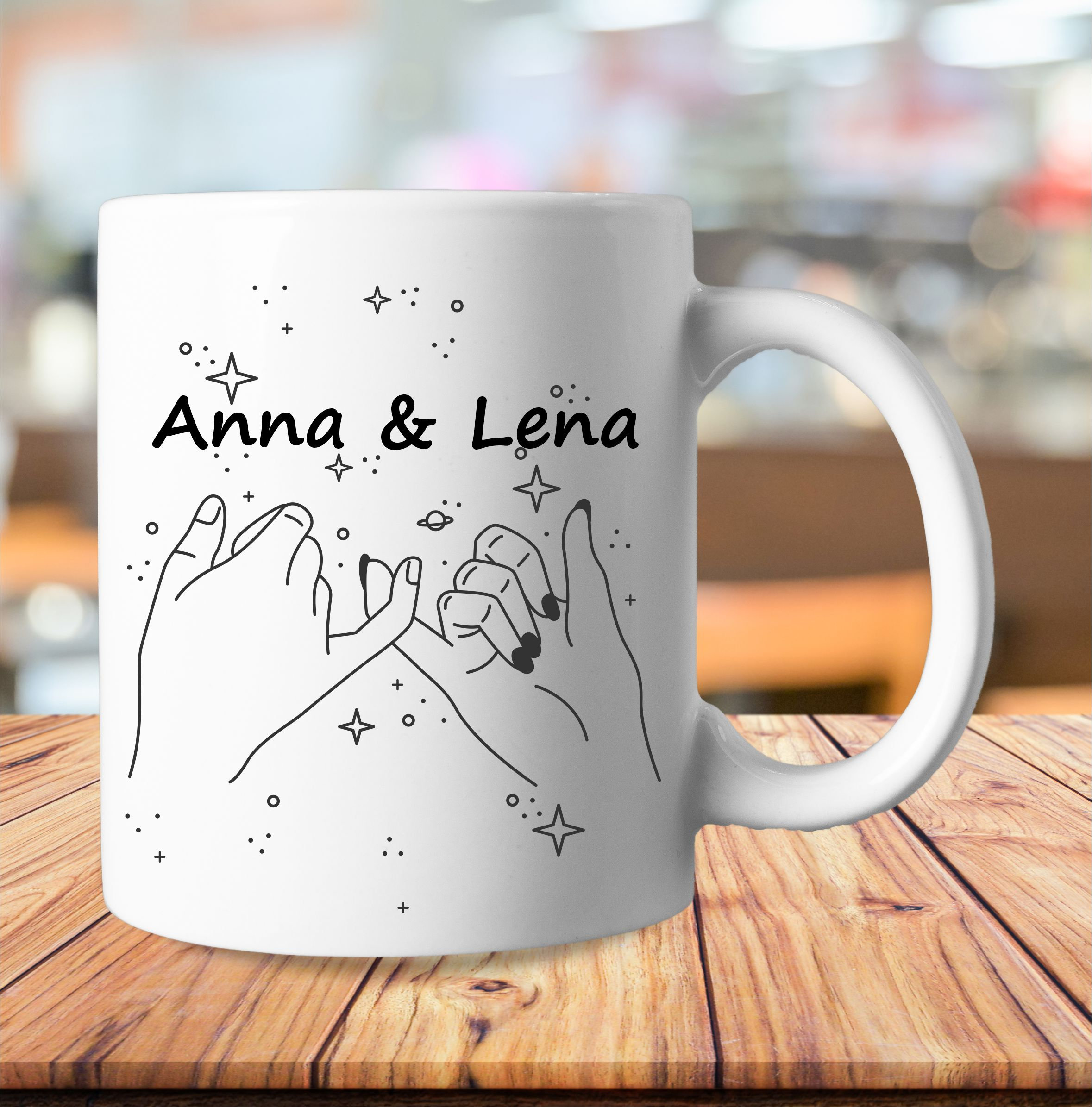 Super Cute Cup for Best Friends Personalized Gift Coffee Tea Mug