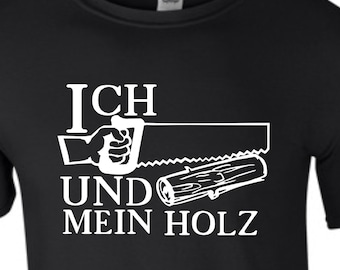 Tischler Schreiner Handwerker Holzfäller T-Shirt