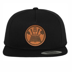 Brewer Brewmaster Craftsman Hat Cap with Leather Patch