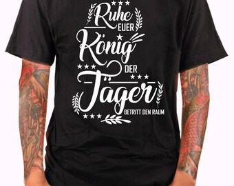 Hunters hunt T-Shirt hunting hunt Hunter hunting dog fun shirt textile printing hand made
