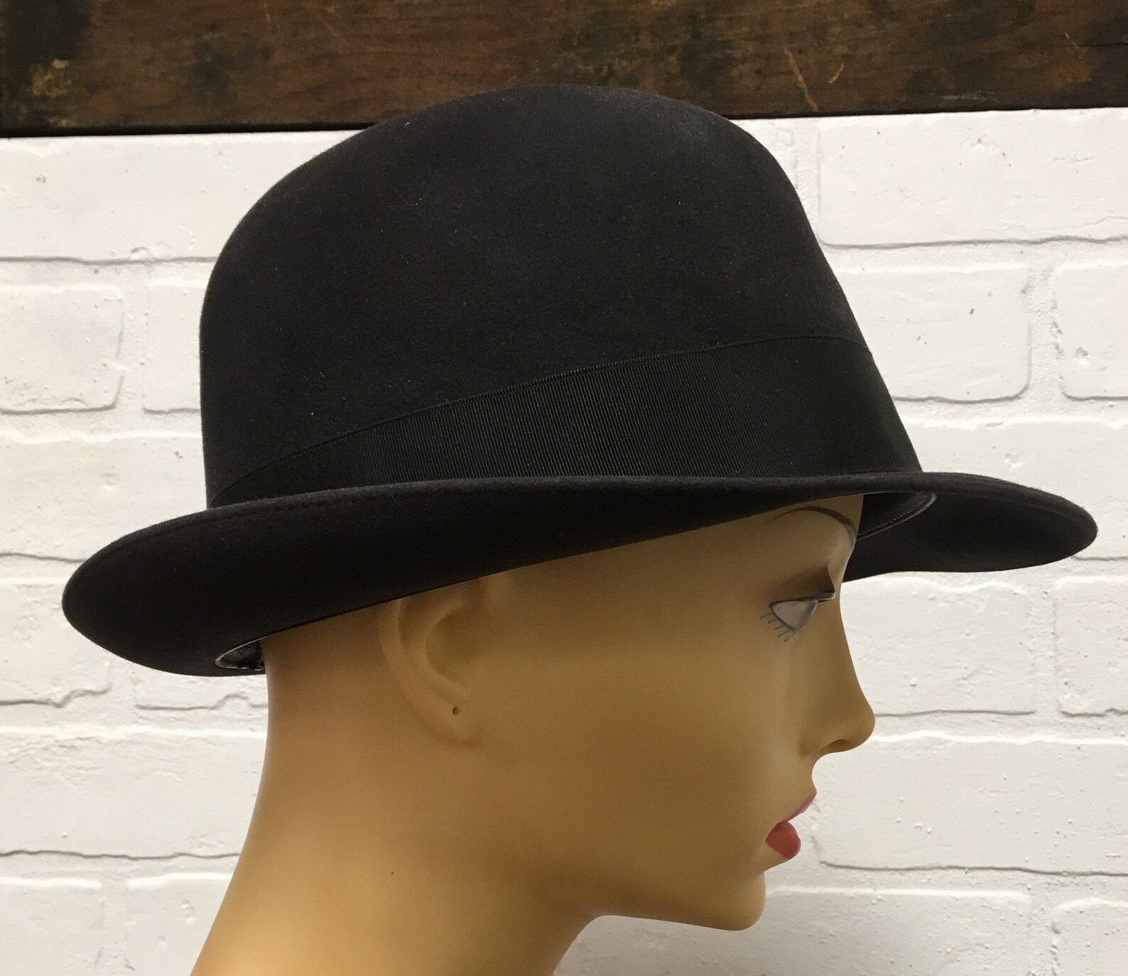 Vintage Dark Gray Fedora/Derby Hat Original Lee Size 7 1/8 | Etsy