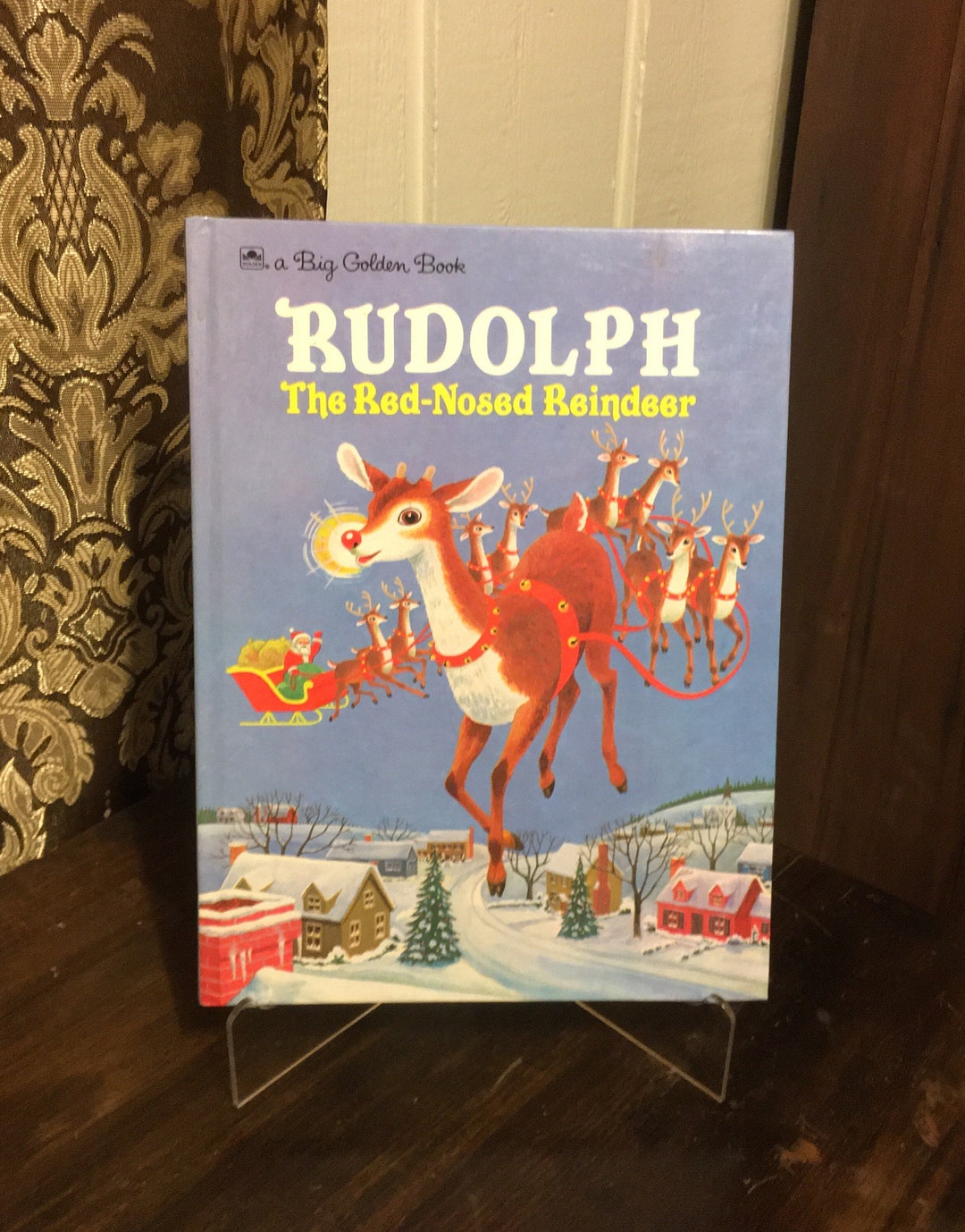 1985 Big Golden Book Rudolph the Red-nosed Reindeer - Etsy