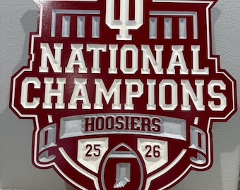 Indiana University National Champions Hoosiers Sign