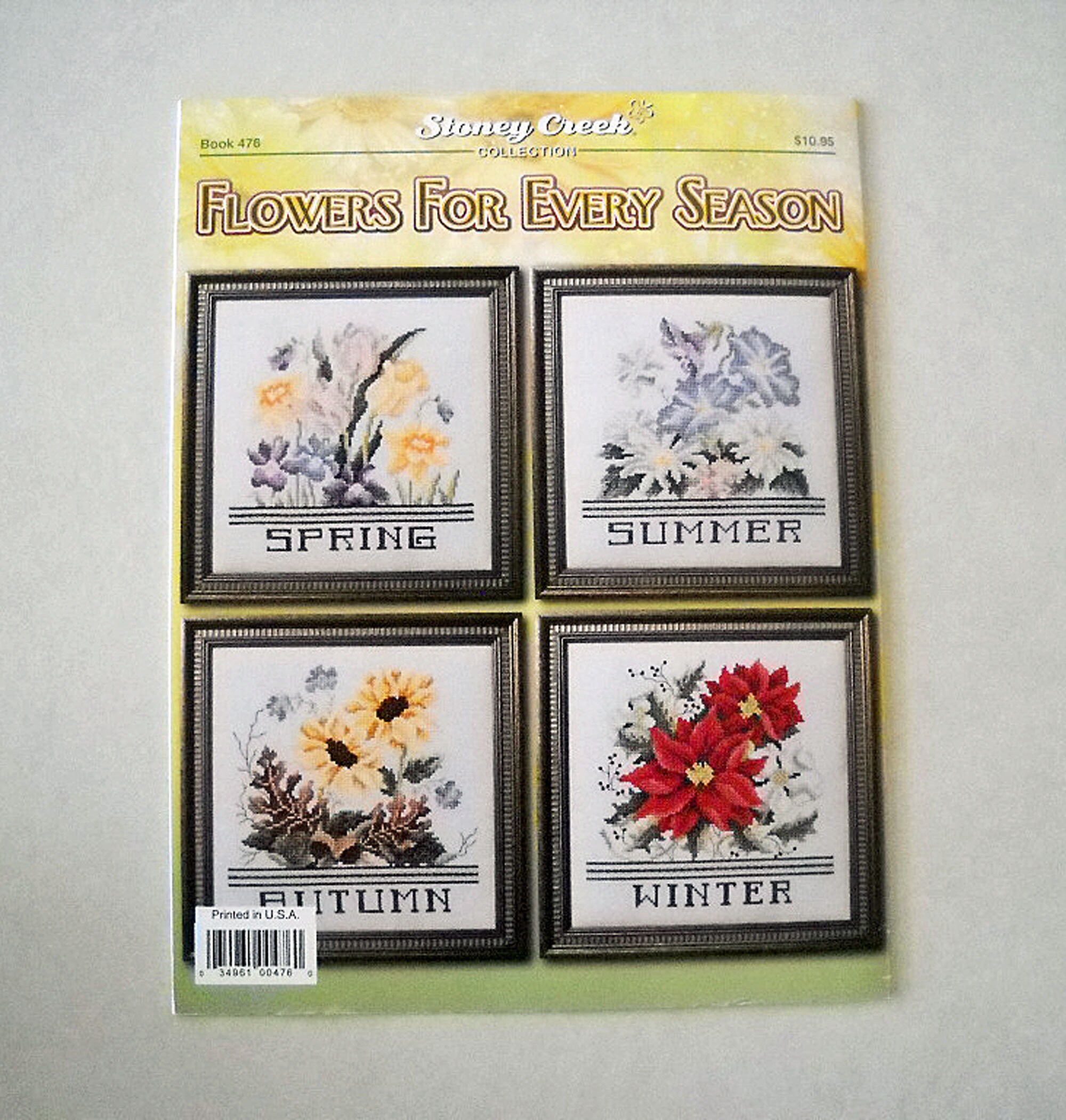 Cross Stitch Book Flowers for Every Season Etsy