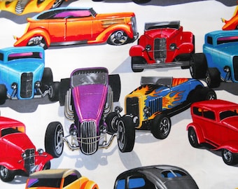 Street Rod Fabric 1/2 Yard Cuts 2003 Vintage