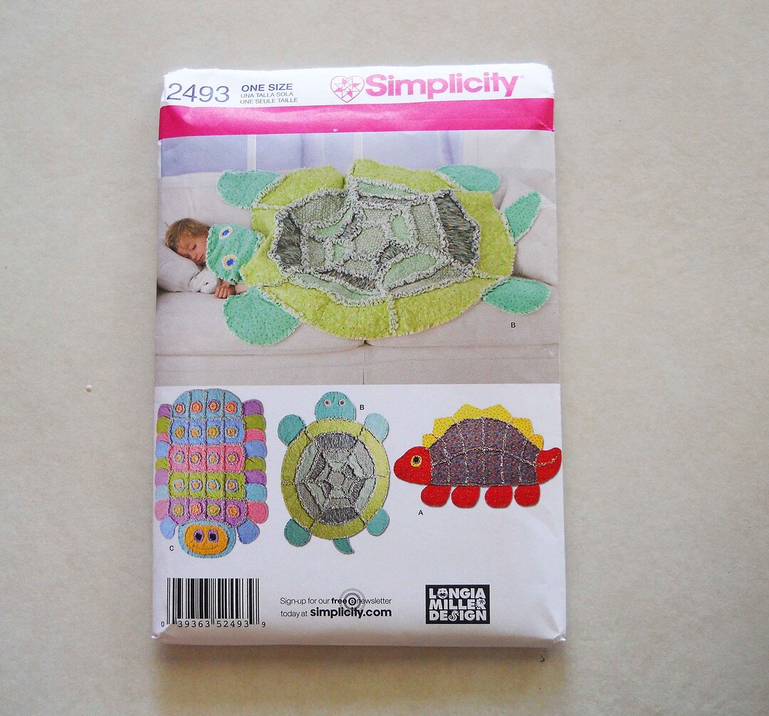 Pattern Baby Rag Quilt UNCUT Simplicity 2493 - Etsy