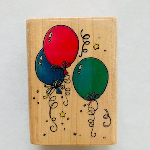 Balloon Rubber Stamp