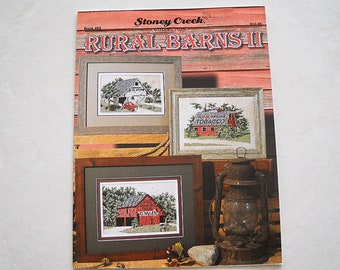 Cross Stitch Book Rural Barns II