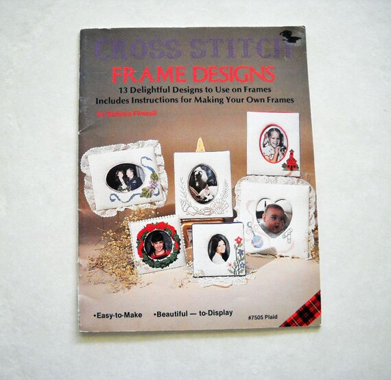 Cross Stitch Book Frame Designs Vintage 1982 Make Your Own Cross Stitch Book Frame Designs Vintage