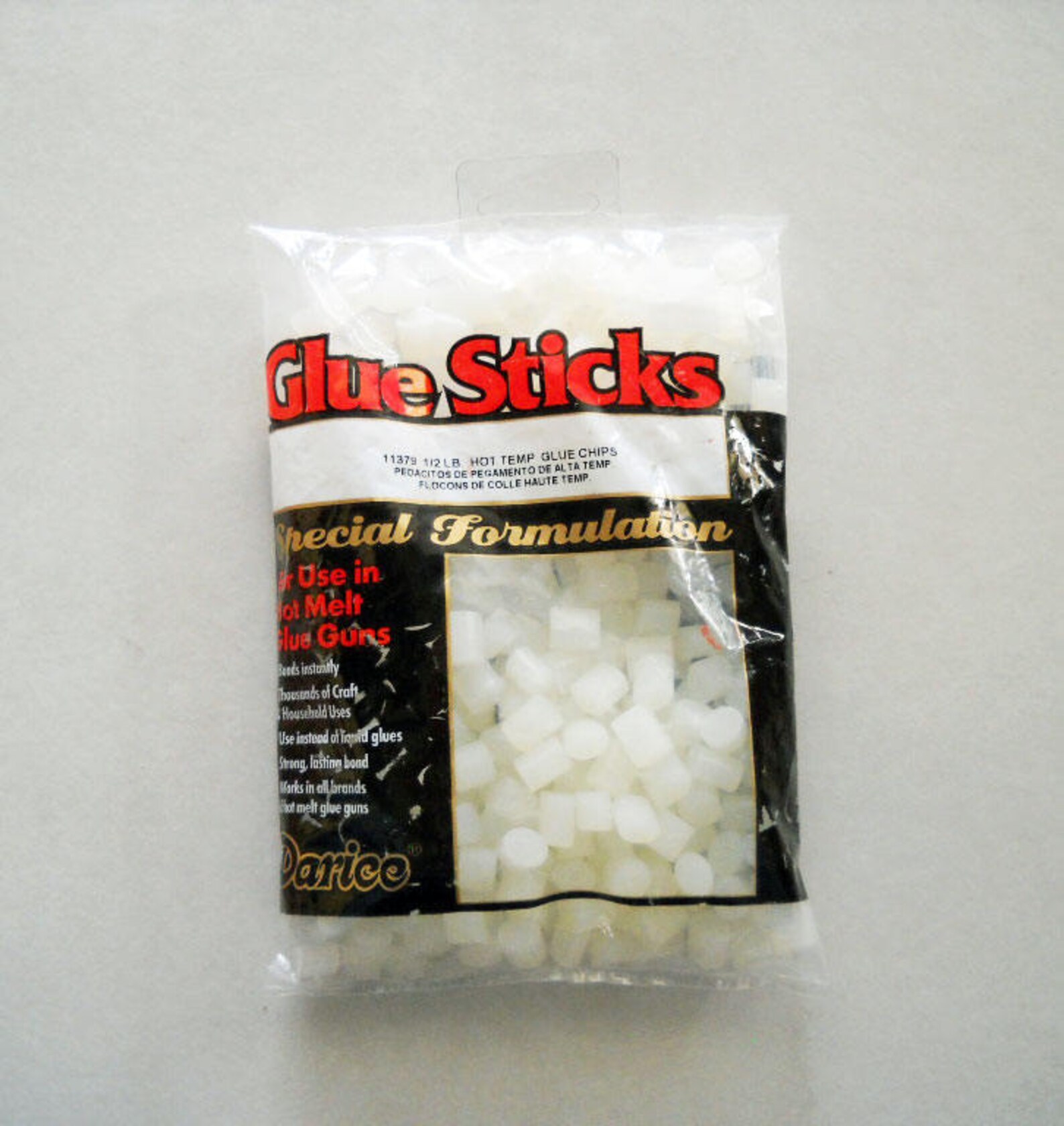 Hot Glue Sticks/chips Mini 1/2 Lb. Bag Darice - Etsy