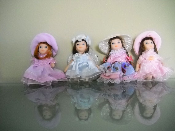 porcelain miniature dolls