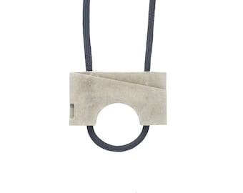 Concrete Necklace | Statement Necklace | Cement Jewelry | Geometric Pendant Necklace | gift for architect | Concrete Jewelry