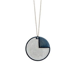 Contemporary Concrete Necklace | Geometric, Minimalist Design | Jewelry for Designers