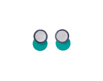 Small Earrings | Minimalist Earrings | Concrete Jewelry | Gift For Her | Everyday Earrings | Statement Earrings | Color Earrings