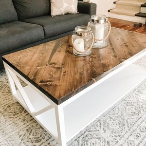 Coffee Table with Lower Shelf/Storage