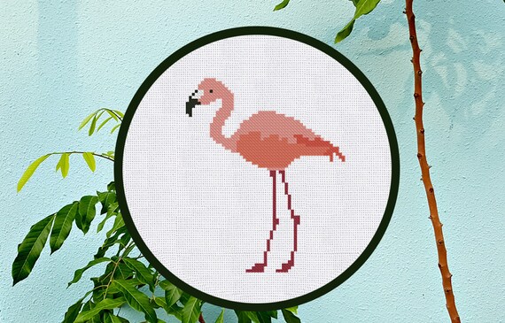 Cross Stitch Flamingo Chart