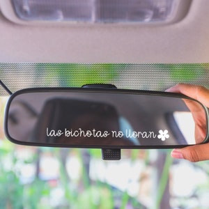 Las Bichotas No Lloran MINI Mirror Decal|Manana Sera Bonito|Bichota Car Decal|Mientras Me Curo Del Cora|Karol|X Si Volvemos|Karol G Sticker|