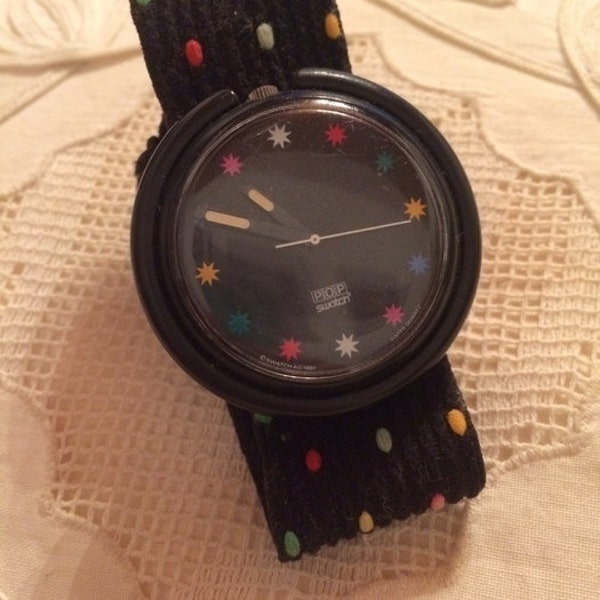 Swatch pop watch vintage 80 s asterisk