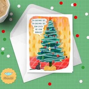 Oh kerstboom, set van 10 wenskaarten