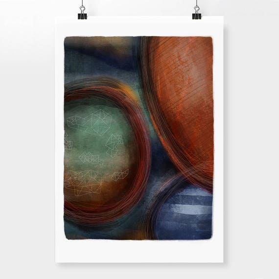 Color Orbs lll - Open-Ended Edition Archival Pigment Print - abstract art  - modern wall art - New work - Texture - Contemporary Wall Decor-