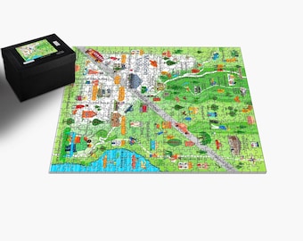 Madison Valley Illustrated Puzzle