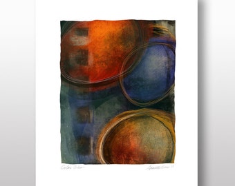 Color Orbs 1 - Open-Ended Edition Archival Pigment Print - abstract art  - modern wall art - New work - Texture - Contemporary Wall Decor