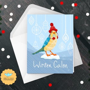 Hiver calme -10 cartes de voeux