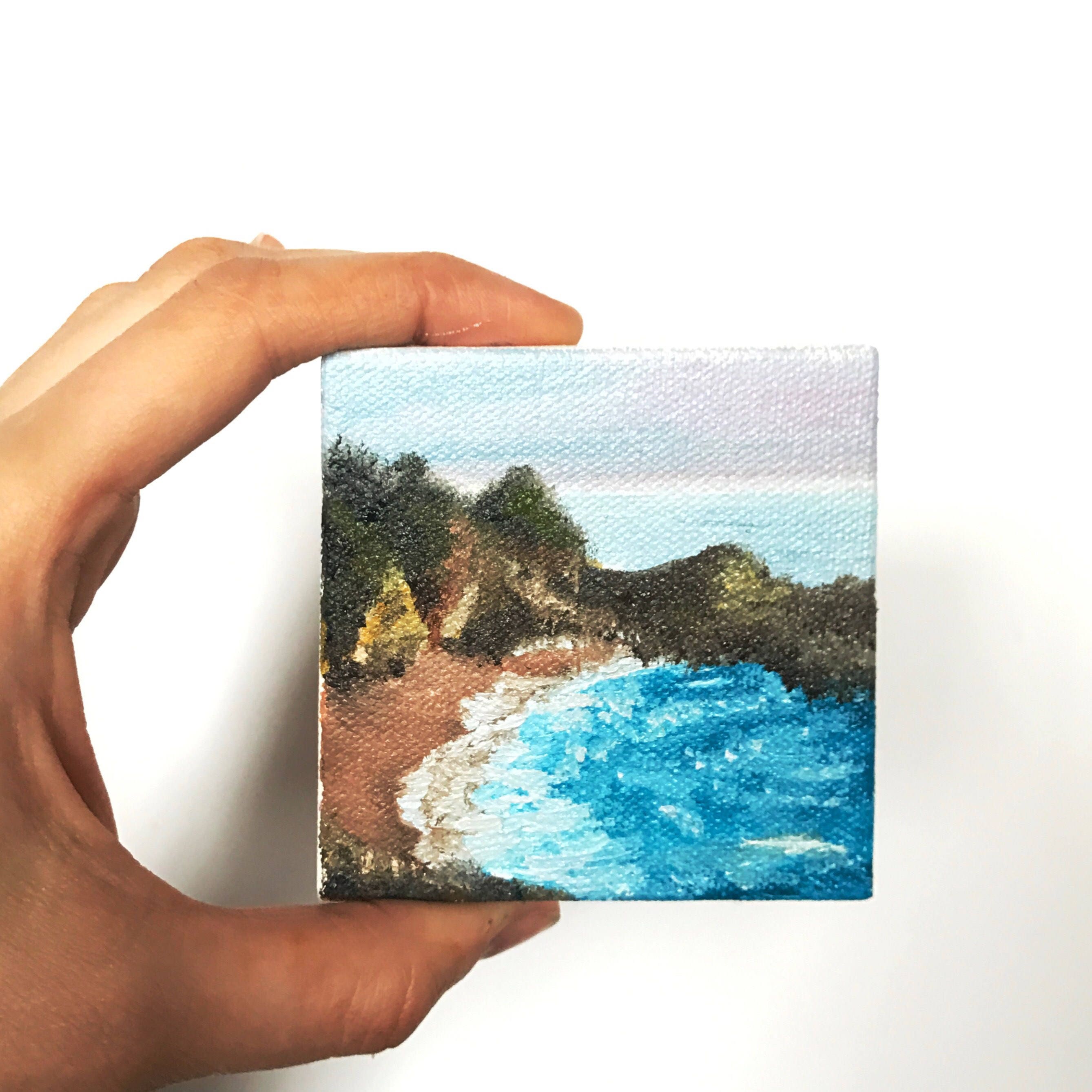 Beach Painting Etsy