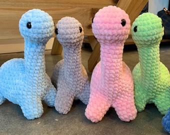 Brontosaurus Crochet Plushie | Bronto Plushie | Crochet Brontosaurus | Crochet Bronto | Brontosaurus | Gifts for Kids | Long Neck Dinosaur