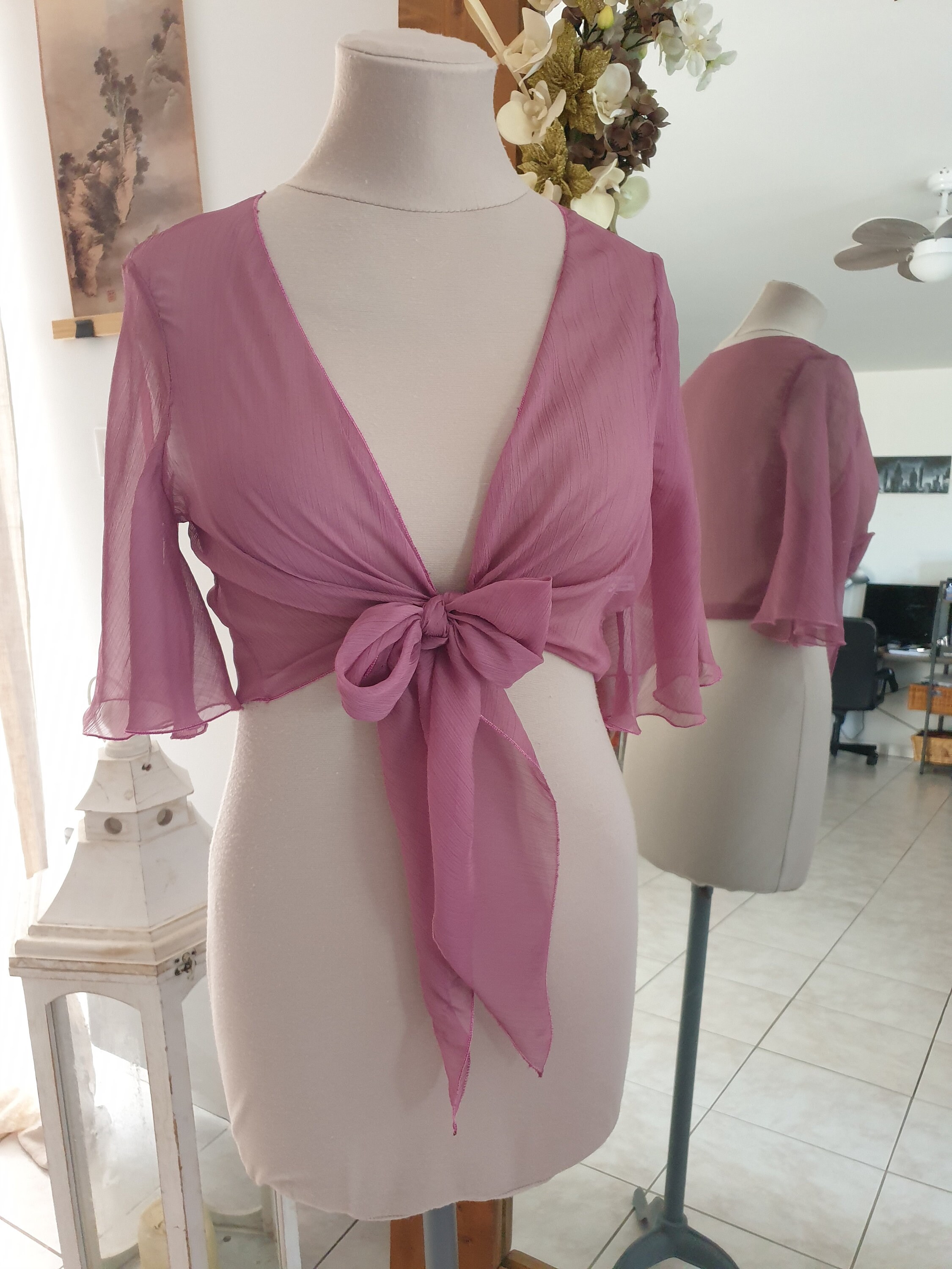 Crepe bolero outlet